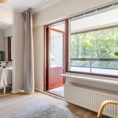 Daire Stylish Marine Studio, Balcony, Parking In Lauttasaari